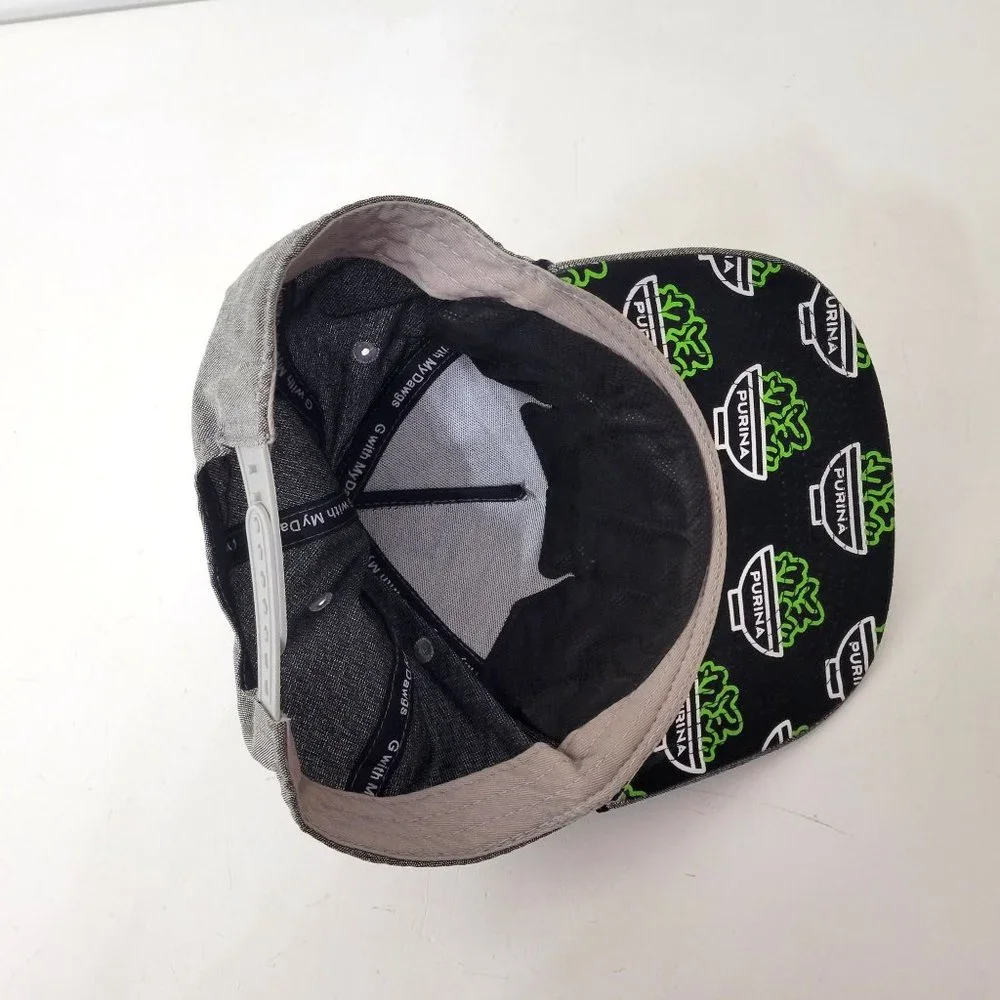 d. Hudson Designs Gray Snapback Cap NWT - Picture 6 of 8